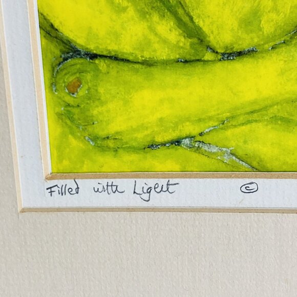 Art Print Nude Filled With Light Charleston SC Artist Signed Helen Duckworth Y2K - Picture 4 of 14